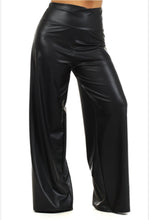 Load image into Gallery viewer, Faux Leather Wide leg Pants
