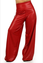 Load image into Gallery viewer, Faux Leather Wide leg Pants

